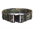 Large New Issue Marine Corps Quick Release Pistol Belt (Woodland Camouflage)